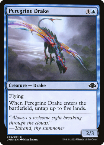 Peregrine Drake [Dominaria Remastered] - The Mythic Store | 24h Order Processing
