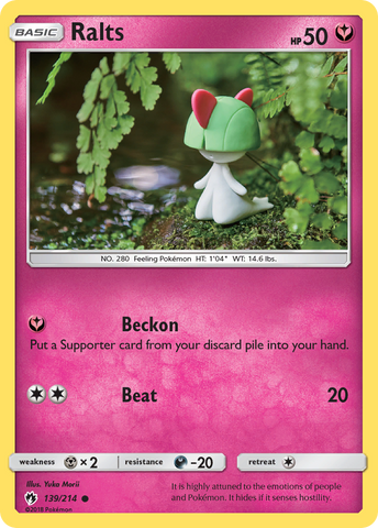 Ralts (139/214) [Sun & Moon: Lost Thunder] - The Mythic Store | 24h Order Processing
