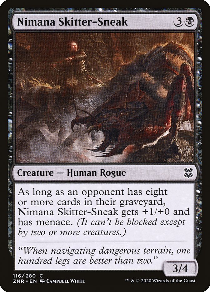Nimana Skitter-Sneak [Zendikar Rising] - The Mythic Store | 24h Order Processing