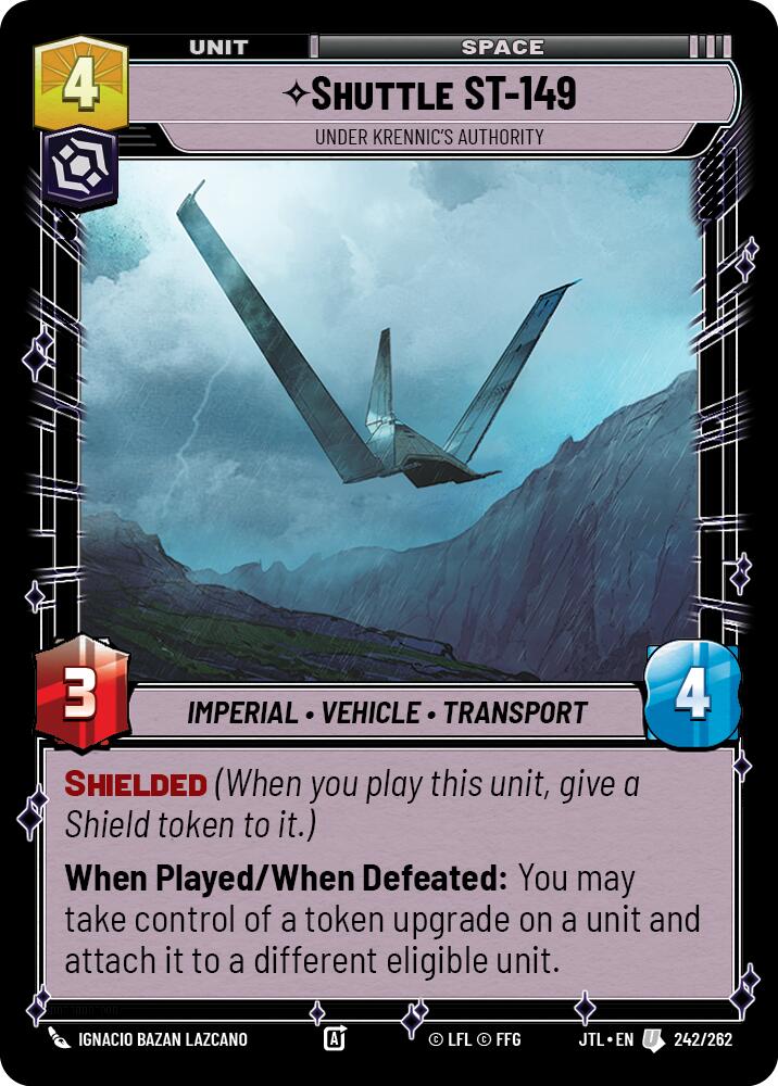 Shuttle ST-149 - Under Krennic's Authority (242/262) (242/262) [Jump to Lightspeed] - The Mythic Store | 24h Order Processing