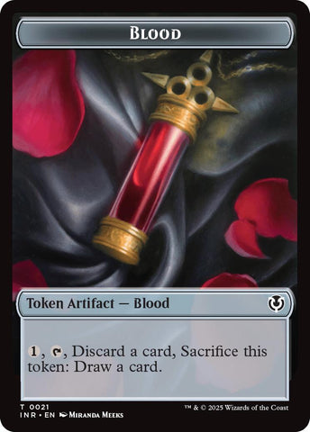 Blood // Vampire (0007) Double-Sided Token [Innistrad Remastered Tokens] - The Mythic Store | 24h Order Processing
