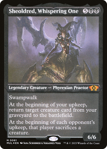 Sheoldred, Whispering One (Foil Etched) [Multiverse Legends] - The Mythic Store | 24h Order Processing