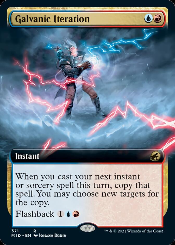 Galvanic Iteration (Extended Art) [Innistrad: Midnight Hunt] - The Mythic Store | 24h Order Processing
