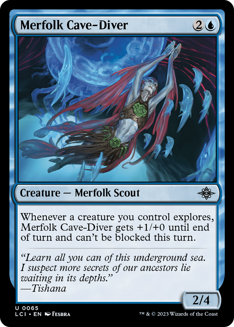 Merfolk Cave-Diver [The Lost Caverns of Ixalan] - The Mythic Store | 24h Order Processing