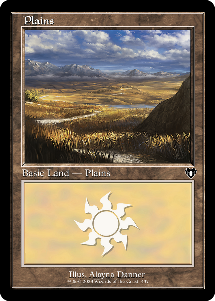 Plains (437) (Retro) [Commander Masters] - The Mythic Store | 24h Order Processing