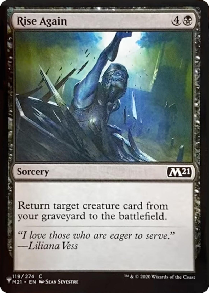 Rise Again [The List] - The Mythic Store | 24h Order Processing