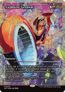 Explosive Getaway (Showcase Fracture Foil) (Japanese) [Aetherdrift] - The Mythic Store | 24h Order Processing