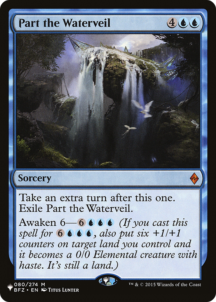 Part the Waterveil [The List] - The Mythic Store | 24h Order Processing