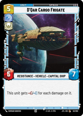 D'Qar Cargo Frigate (52/252) (52/252) [Jump to Lightspeed] - The Mythic Store | 24h Order Processing