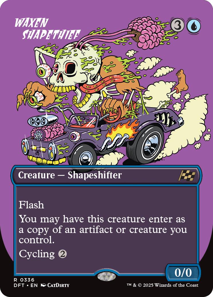 Waxen Shapethief (Borderless) [Aetherdrift] - The Mythic Store | 24h Order Processing