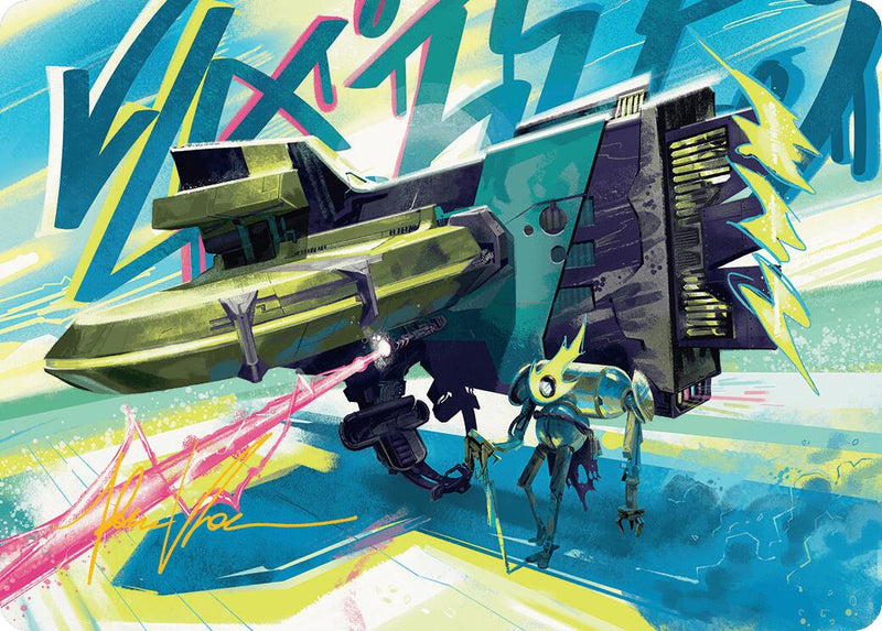 Salvation Engine Art Card (Gold-Stamped Signature) [Aetherdrift Art Series] - The Mythic Store | 24h Order Processing