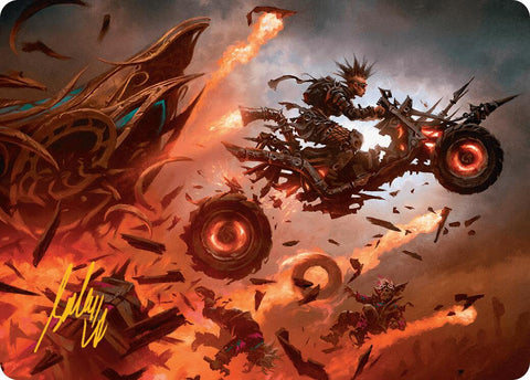 Gastal Blockbuster Art Card (Gold-Stamped Signature) [Aetherdrift Art Series] - The Mythic Store | 24h Order Processing