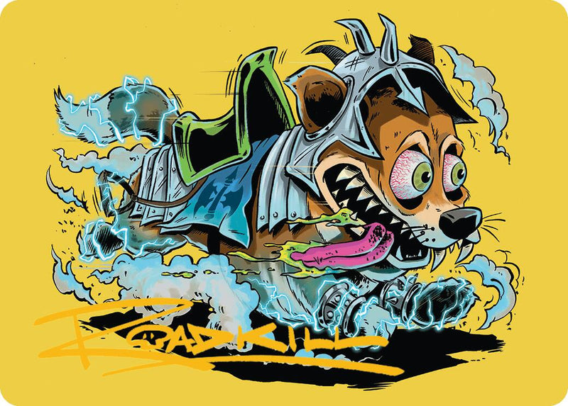 District Mascot Art Card (50/54) (Gold-Stamped Signature) [Aetherdrift Art Series] - The Mythic Store | 24h Order Processing