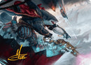 Captain Howler, Sea Scourge Art Card (16/54) (Gold-Stamped Signature) [Aetherdrift Art Series] - The Mythic Store | 24h Order Processing