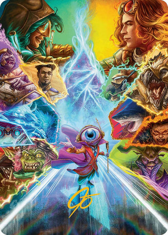 Start Your Engines! Art Card (Gold-Stamped Signature) [Aetherdrift Art Series] - The Mythic Store | 24h Order Processing