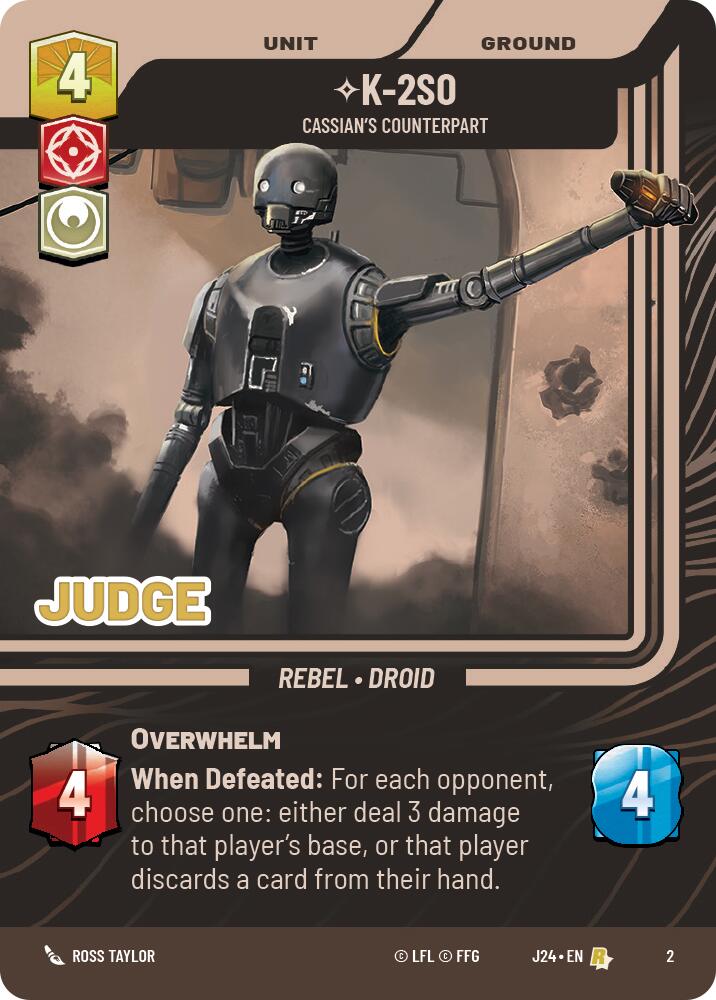 K-2SO - Cassian's Counterpart (2) (2) [Judge Promos] - The Mythic Store | 24h Order Processing