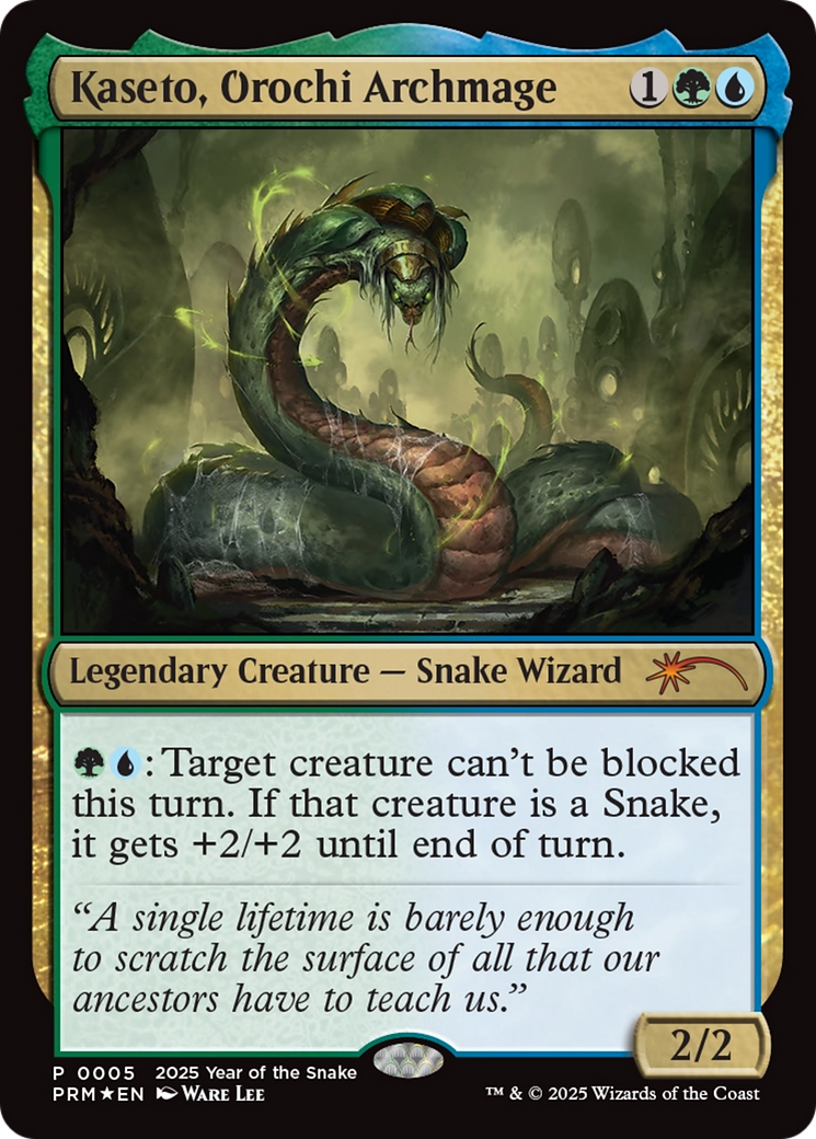 Kaseto, Orochi Archmage (Year of the Snake 2025) [Standard Showdown Promos] - The Mythic Store | 24h Order Processing