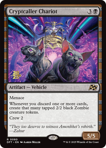 Cryptcaller Chariot [Aetherdrift Prerelease Promos] - The Mythic Store | 24h Order Processing