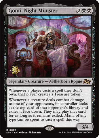Gonti, Night Minister [Aetherdrift Prerelease Promos] - The Mythic Store | 24h Order Processing