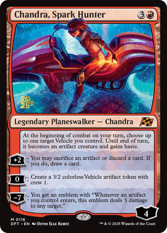 Chandra, Spark Hunter [Aetherdrift Prerelease Promos] - The Mythic Store | 24h Order Processing