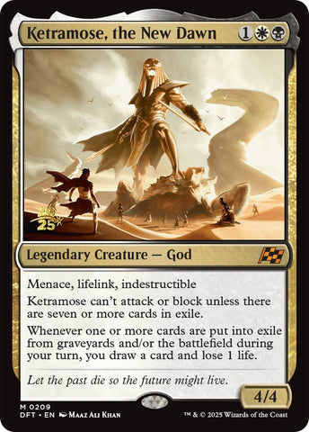 Ketramose, the New Dawn [Aetherdrift Prerelease Promos] - The Mythic Store | 24h Order Processing