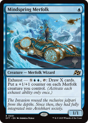 Mindspring Merfolk (Promo Pack) [Aetherdrift Promos] - The Mythic Store | 24h Order Processing