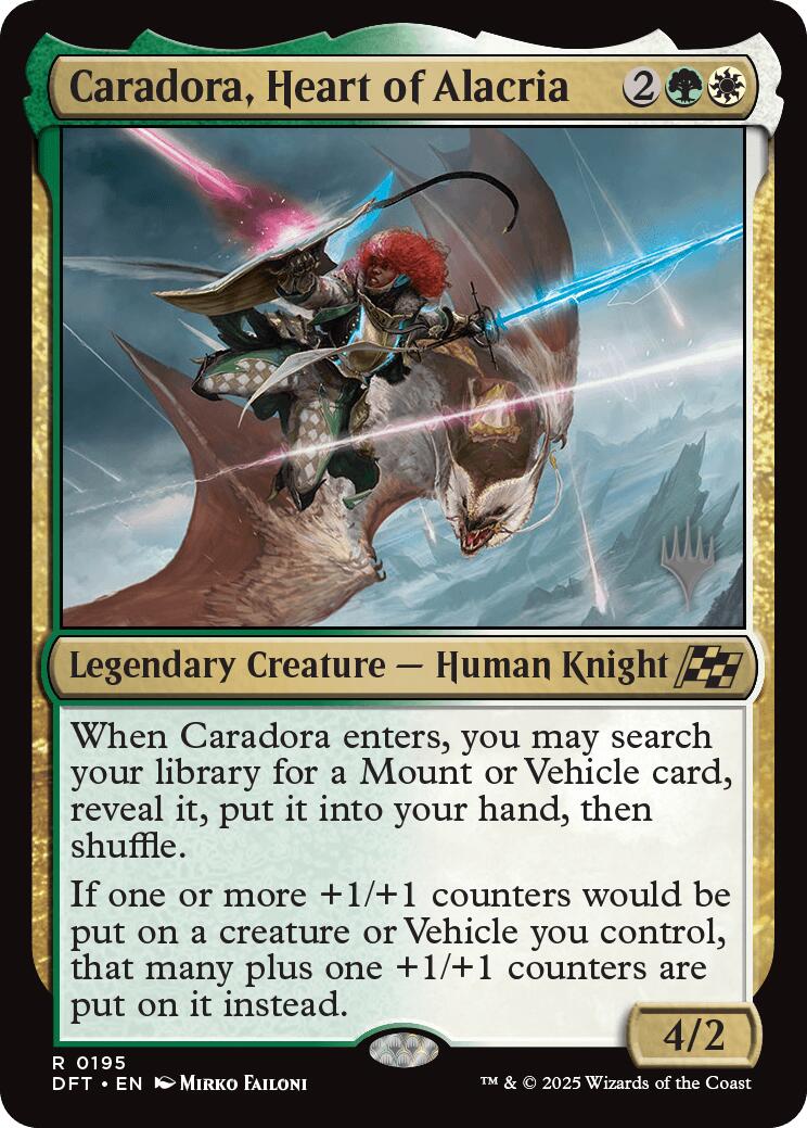 Caradora, Heart of Alacria (Promo Pack) [Aetherdrift Promos] - The Mythic Store | 24h Order Processing