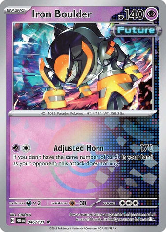 Iron Boulder (046/131) (Poke Ball Pattern) [Scarlet & Violet: Prismatic Evolutions] - The Mythic Store | 24h Order Processing