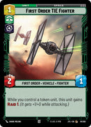 First Order TIE Fighter (081/262) (081/257) [Jump to Lightspeed] - The Mythic Store | 24h Order Processing