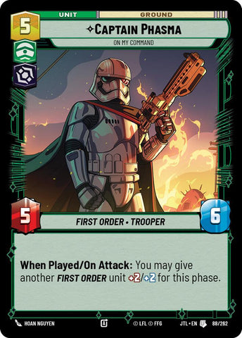 Captain Phasma - On My Command (088/262) (088/257) [Jump to Lightspeed] - The Mythic Store | 24h Order Processing