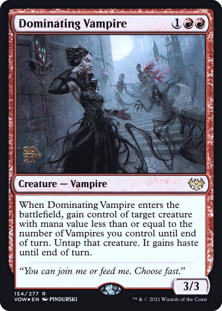 Dominating Vampire [Innistrad: Crimson Vow Prerelease Promos] - The Mythic Store | 24h Order Processing