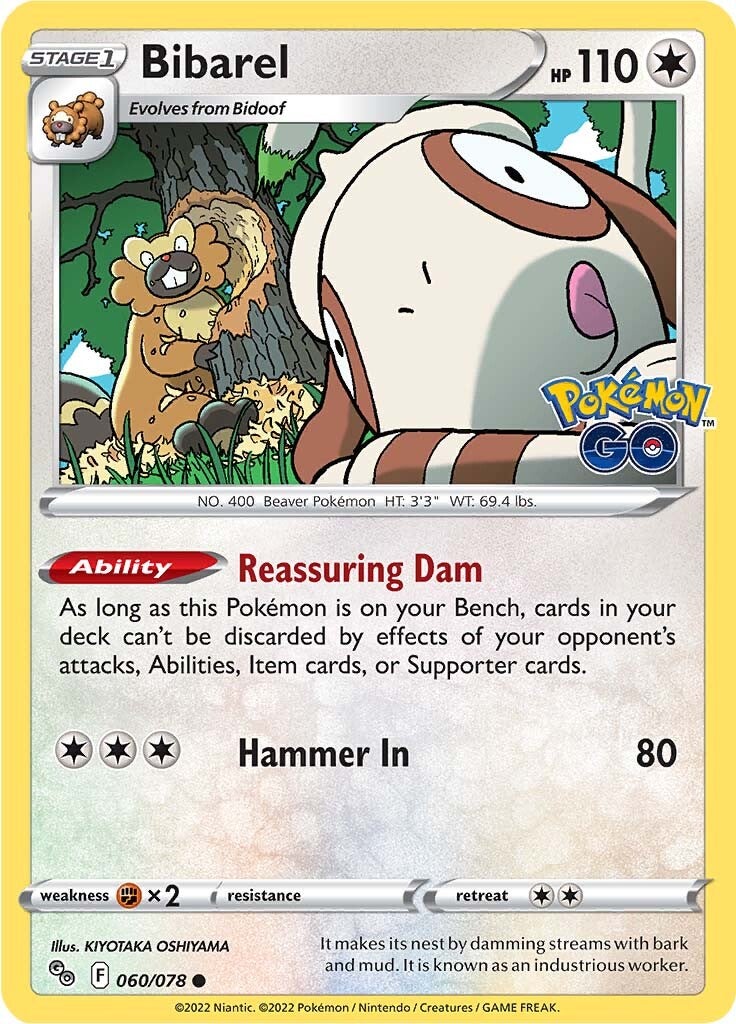 Bibarel (060/078) [Pokémon GO] - The Mythic Store | 24h Order Processing