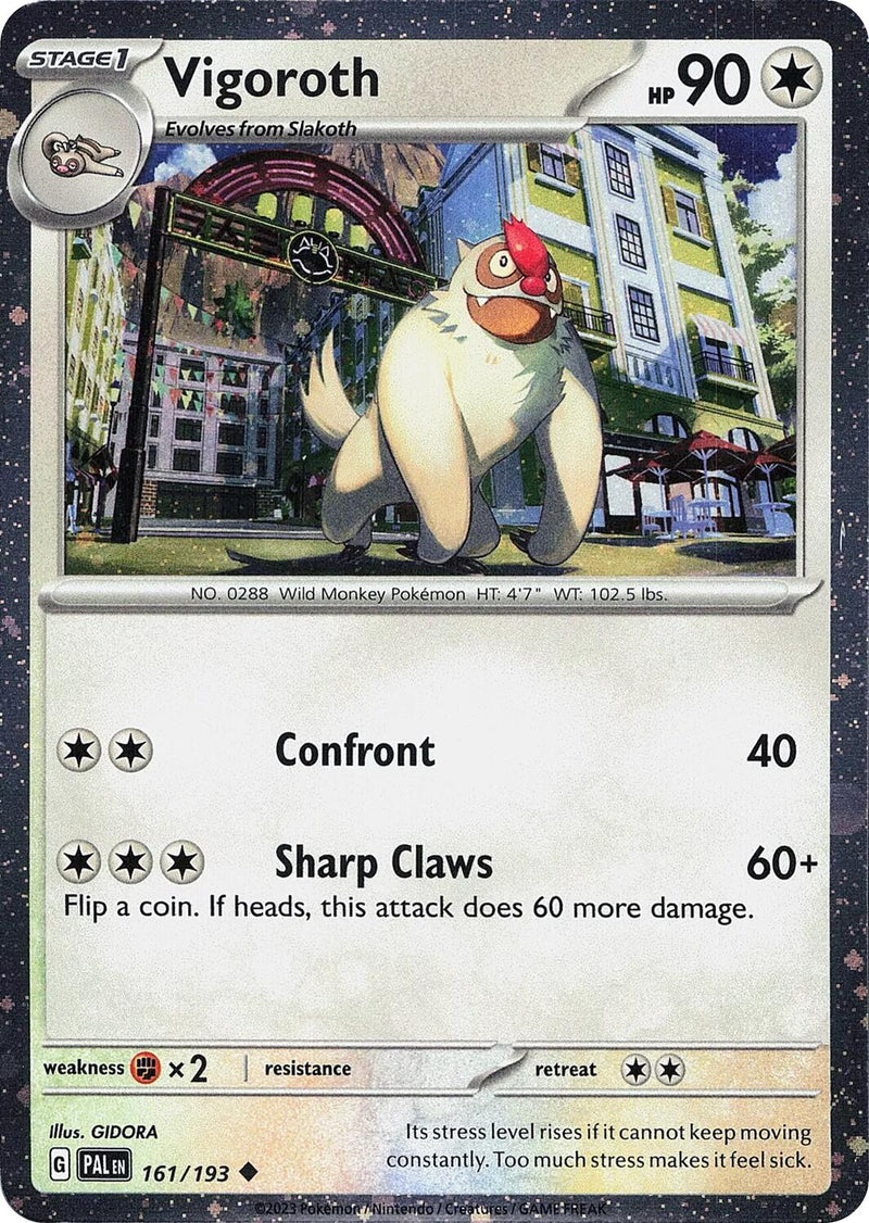 Vigoroth (161/193) (Cosmos Holo) [Scarlet & Violet: Paldea Evolved] - The Mythic Store | 24h Order Processing