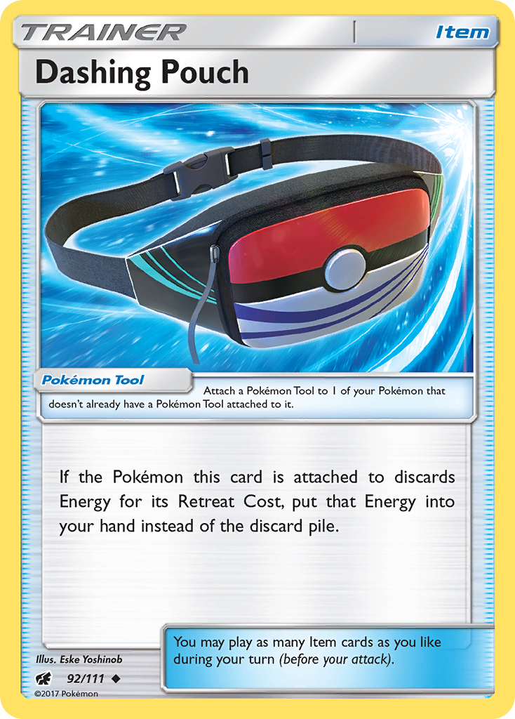 Dashing Pouch (92/111) [Sun & Moon: Crimson Invasion] - The Mythic Store | 24h Order Processing