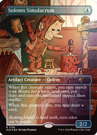 Solemn Simulacrum (1725) (Rainbow Foil) (SLD-1725) - Secret Lair Drop Series Foil - The Mythic Store | 24h Order Processing