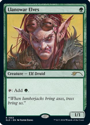 Llanowar Elves (1553) (SLD-1553) - Secret Lair Drop Series - The Mythic Store | 24h Order Processing