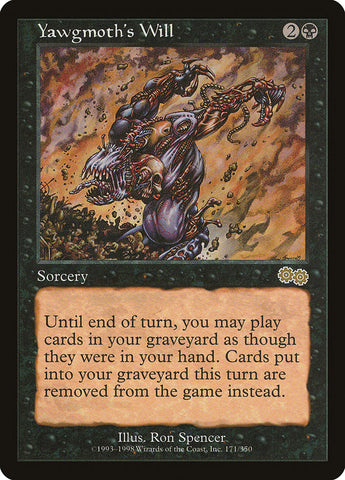 Yawgmoth's Will [Urza's Saga] - The Mythic Store | 24h Order Processing