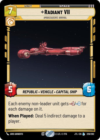 Radiant VII - Ambassadors' Arrival (226/262) (226/257) [Jump to Lightspeed] - The Mythic Store | 24h Order Processing