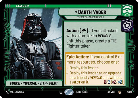 Darth Vader - Victor Squadron Leader (006/262) (006/257) [Jump to Lightspeed] - The Mythic Store | 24h Order Processing
