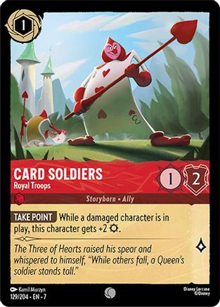 Card Soldiers - Royal Troops (129/204) [Archazia's Island] - The Mythic Store | 24h Order Processing