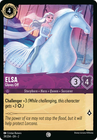 Elsa - Gloves Off (Errata Version) (39/204) [Rise of the Floodborn] - The Mythic Store | 24h Order Processing
