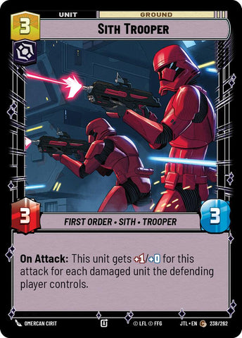 Sith Trooper (238/262) (238/257) [Jump to Lightspeed] - The Mythic Store | 24h Order Processing