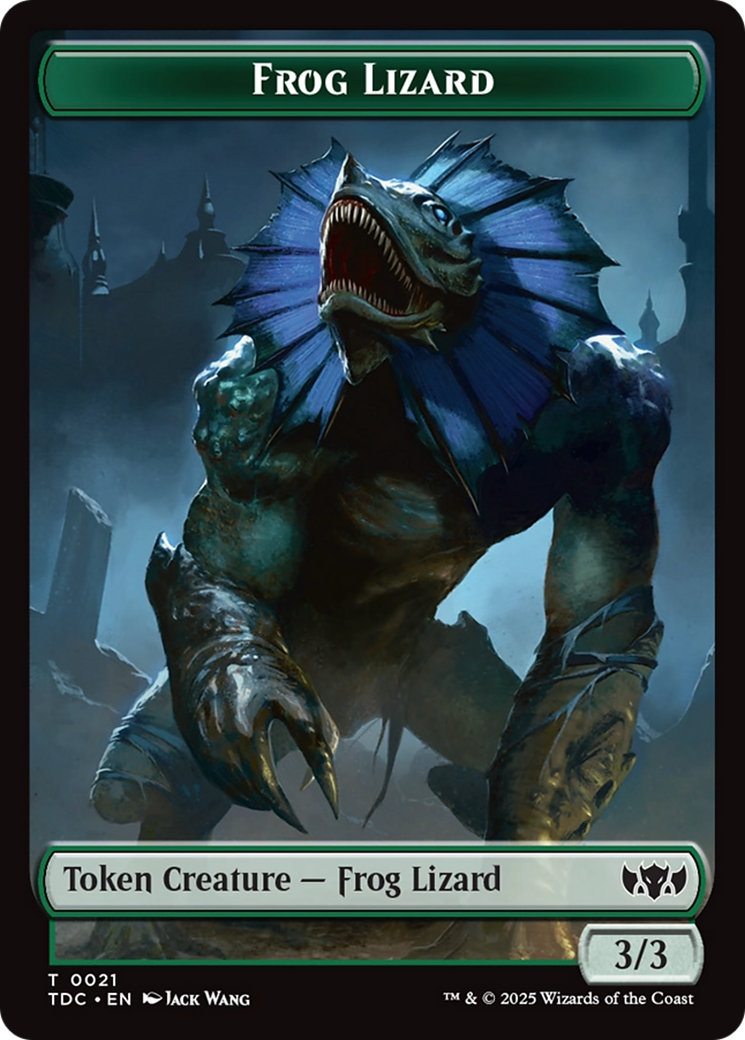 Frog Lizard // Dragon (0014) Double-Sided Token [Tarkir: Dragonstorm Commander Tokens] - The Mythic Store | 24h Order Processing
