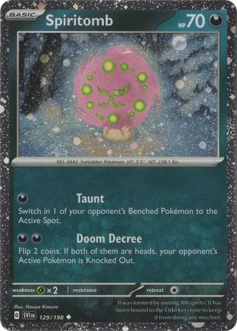 Spiritomb (129/198) (Cosmo Holo) [Scarlet & Violet: Black Star Promos] - The Mythic Store | 24h Order Processing