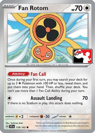 Fan Rotom (118/142) [Prize Pack Series Six] - The Mythic Store | 24h Order Processing