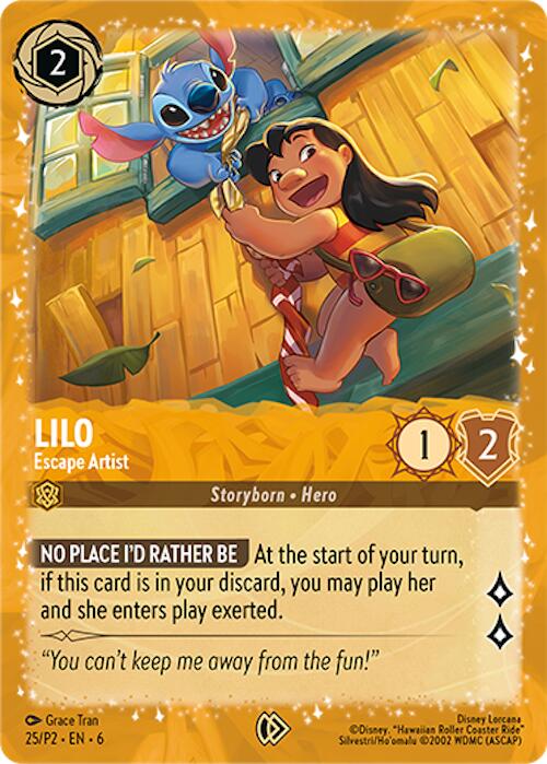 Lilo - Escape Artist (25) [Promo Cards] - The Mythic Store | 24h Order Processing