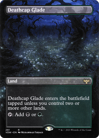 Deathcap Glade (Borderless Alternate Art) [Innistrad: Crimson Vow] - The Mythic Store | 24h Order Processing
