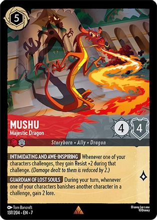 Mushu - Majestic Dragon (137/204) [Archazia's Island] - The Mythic Store | 24h Order Processing