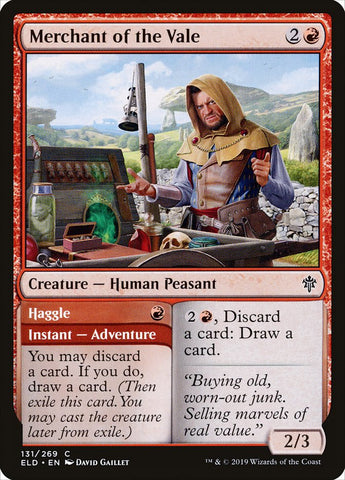 Merchant of the Vale // Haggle [Throne of Eldraine] - The Mythic Store | 24h Order Processing