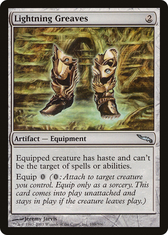 Lightning Greaves [Mirrodin] - The Mythic Store | 24h Order Processing